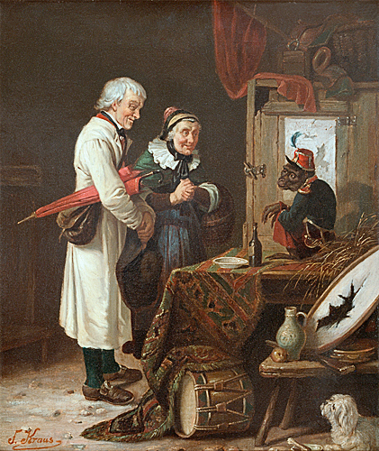 Friedrich Kraus - To wonder at the circus monkey