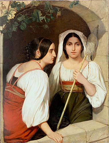 Carl Steffeck - Two Italians