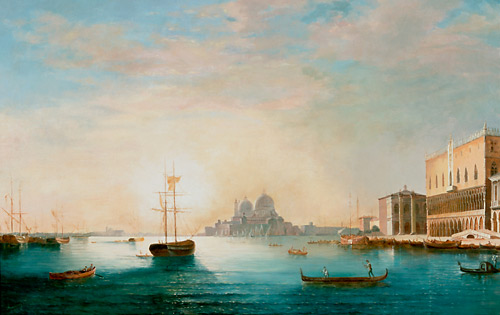 Iwan Constantinovich Aiwasowski - Venice at a evening in summer