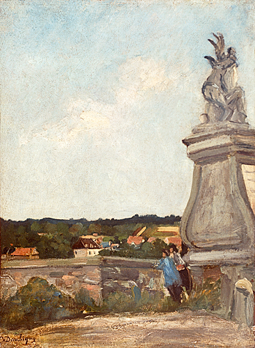 Charles-Francois Daubigny - View in a valley