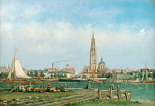 Louise Panhuys - View of Antwerp