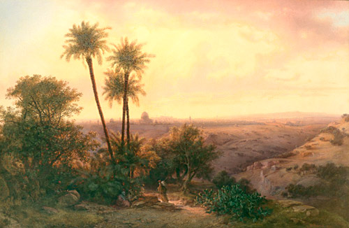 Friedrich Otto Georgi - View onto Jerusalem