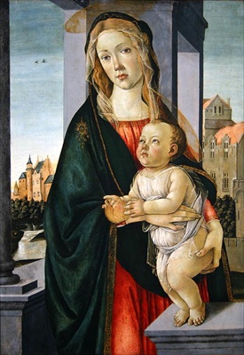 Sandro Botticelli - Virgin and Child