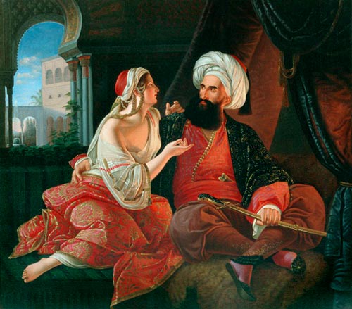 C. Ebe - Visit in a harem