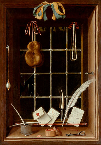 Johann Georg Hinz (Hainz) - Window picture as a Trompe l´oeil