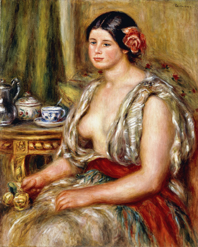 Pierre-Auguste Renoir - Young Girl seated in Oriental Costume
